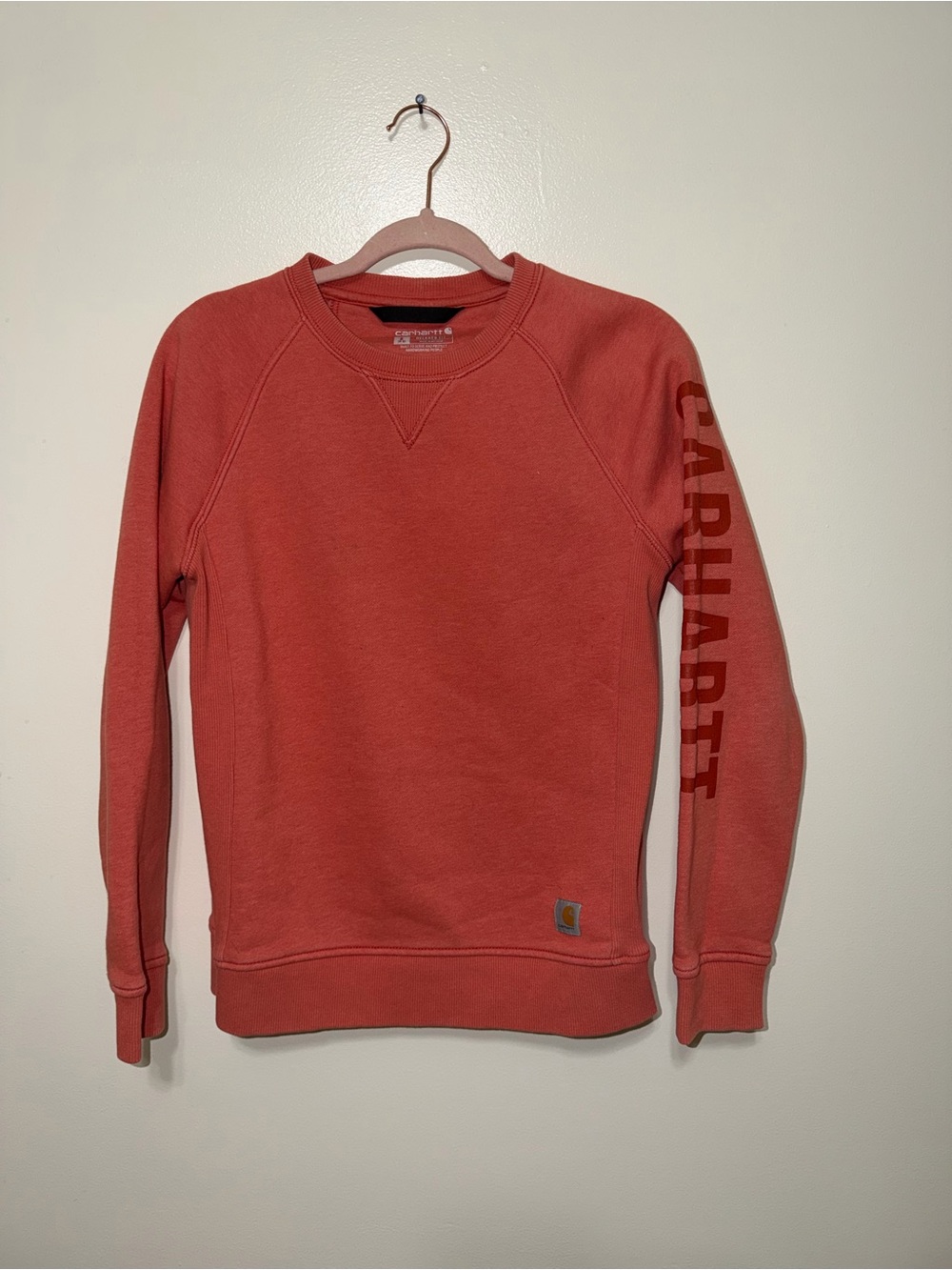 Carhartt Women’s Crewneck Sweatshirt - Rust